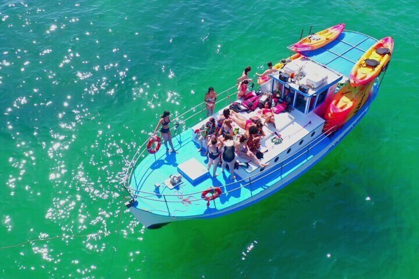 Private Boat and Kayak Tour with Snorkeling Adventure in Alvor