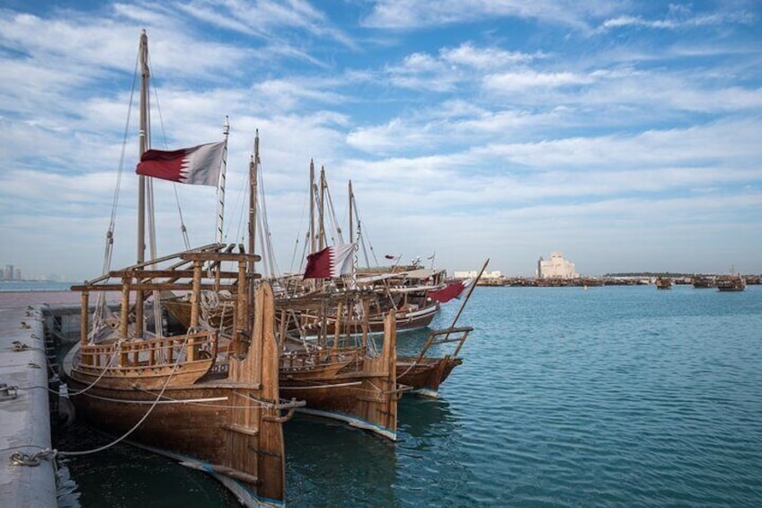 Doha Private Dhow Boat Cruise & City Tour 