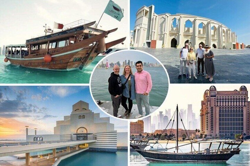 Doha Private Dhow Boat Cruise & City Tour 