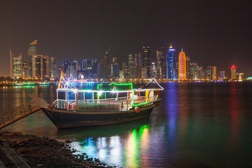 Doha Private Dhow Boat Cruise & City Tour 