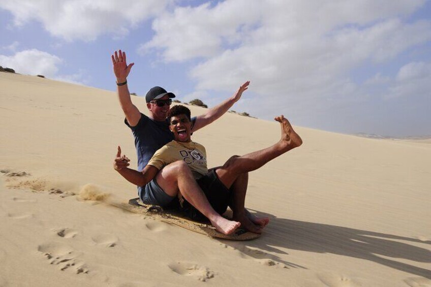 Sandboarding Adrenaline on the Dunes