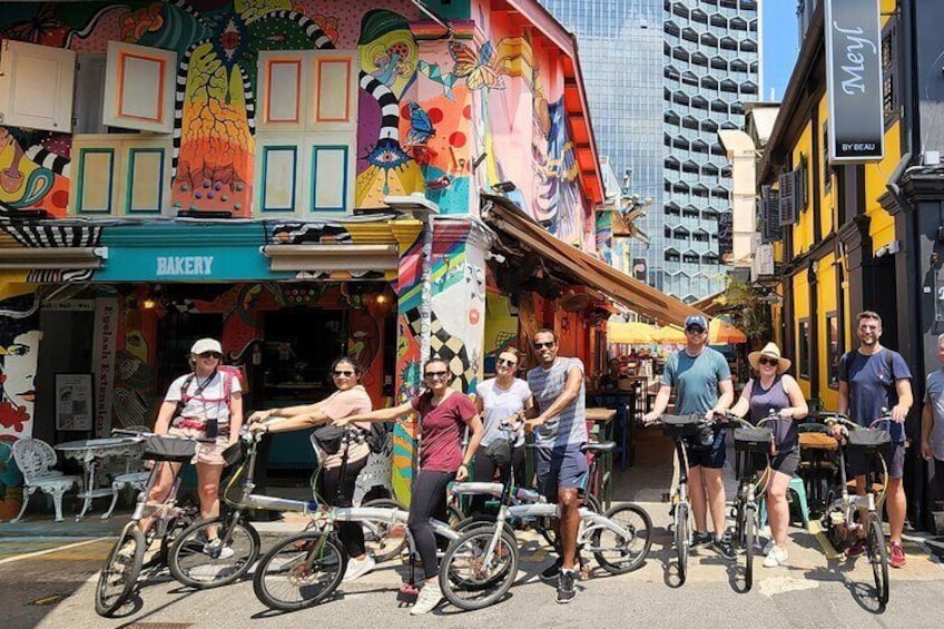 Singapore Food & Bike Tour - Downtown