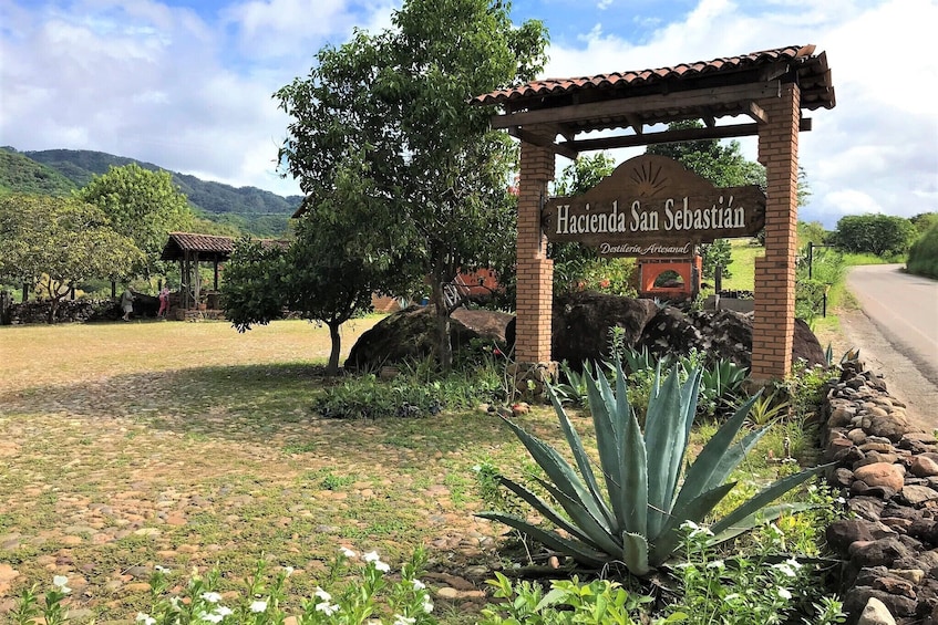 San Sebastian hacienda sign