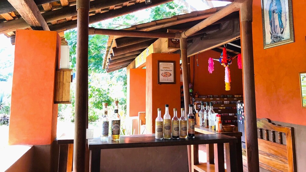 Small tequila bar in San Sebastian