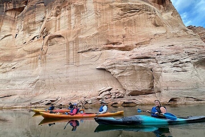 Antelope Canyon kayak, hike at Lake Powell