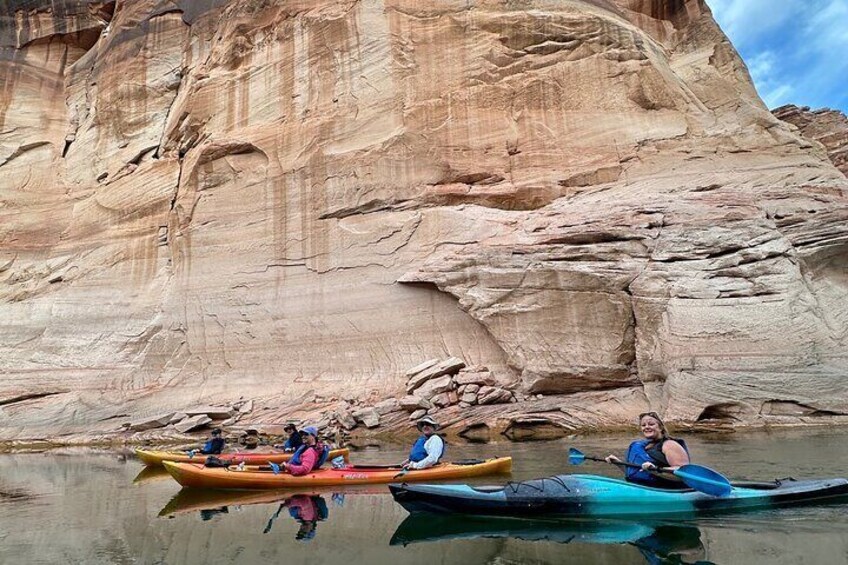 Kayak Antelope Canyon and walk, at Lake Powell 