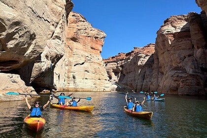 Kayak Antelope Canyon and hike, at Lake Powell