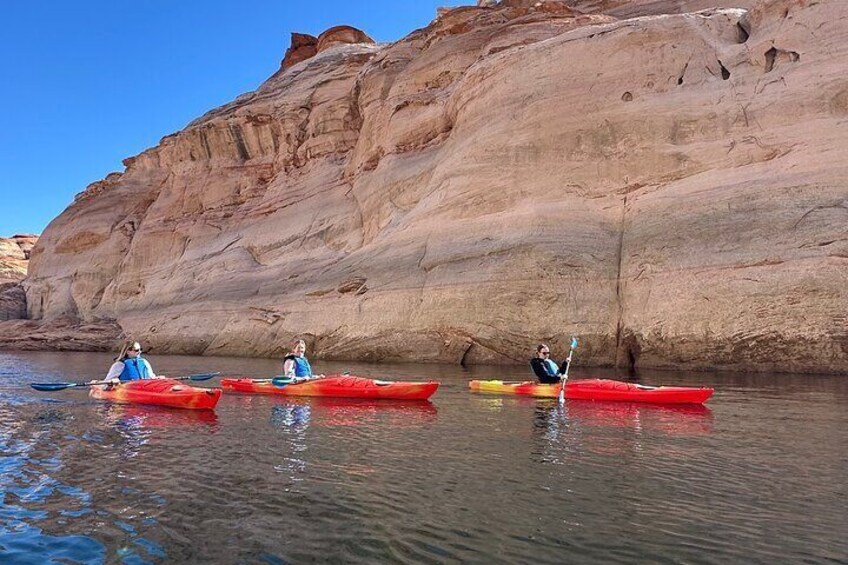 Kayak Antelope Canyon and hike, at Lake Powell 