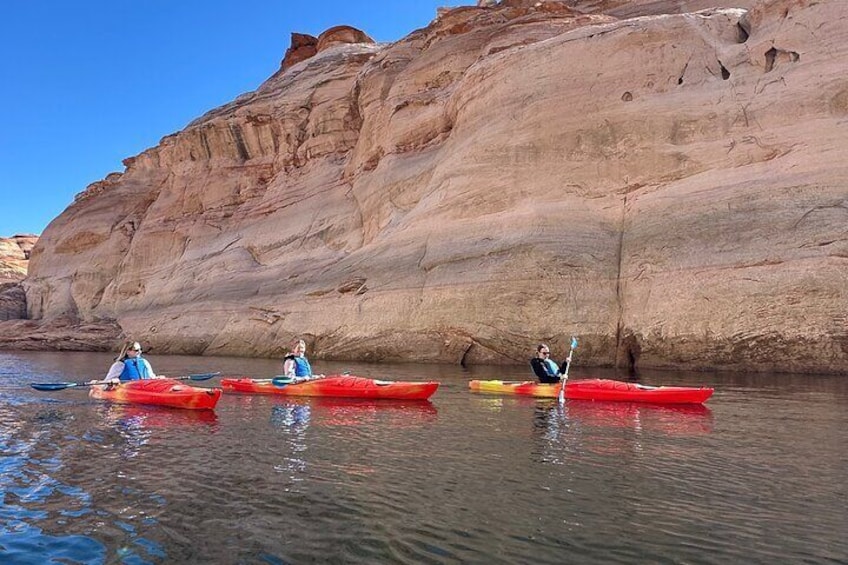Kayak Antelope Canyon and hike, at Lake Powell