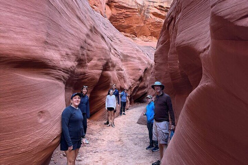 Kayak Antelope Canyon and walk, at Lake Powell 