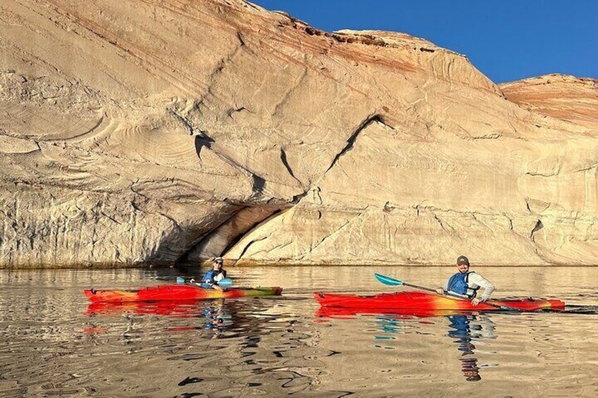 Kayak Antelope Canyon and hike, at Lake Powell 