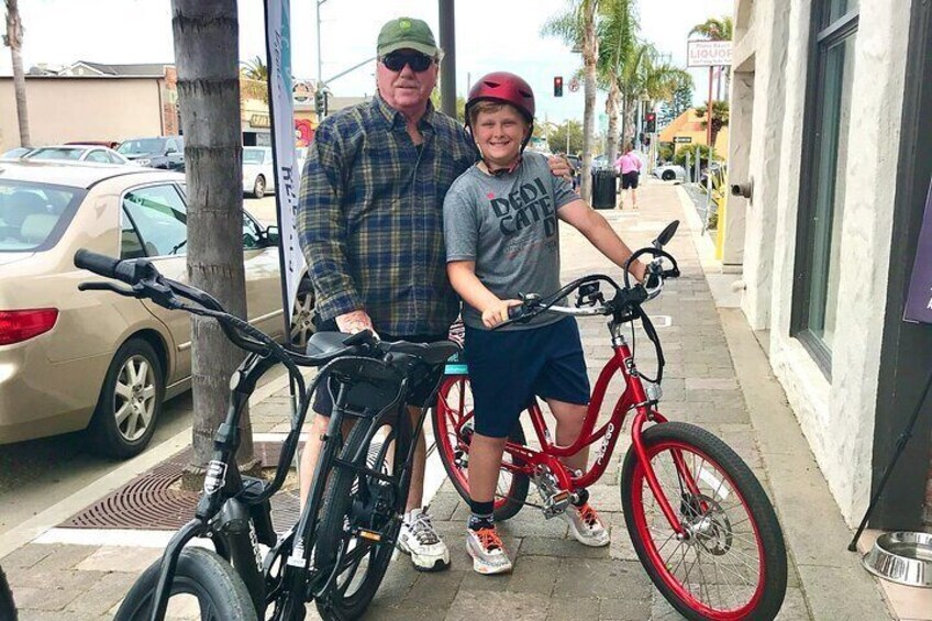 Make a few lifelong memories with your grandchildren. E-bikes make it easy to keep up. 13 and older.