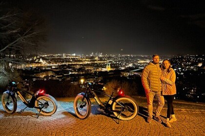 Retro Style E-Bike Night Tour in Prague - Live Guided