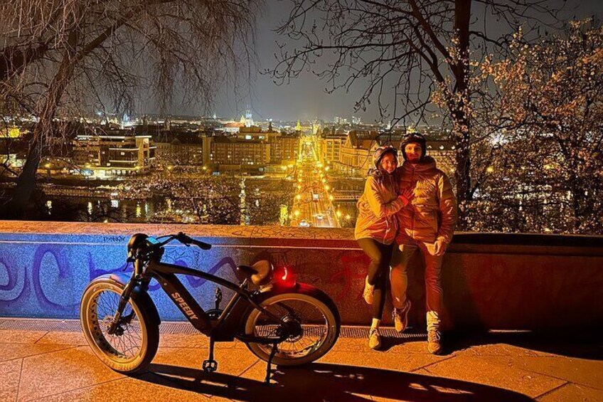 Prague Night Tour on Retro E-Bike - Live Guided