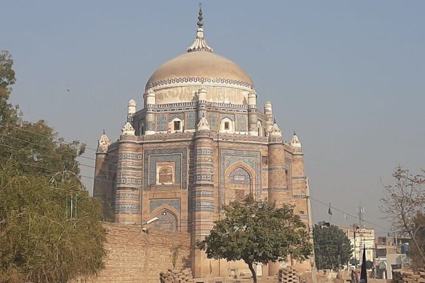 A Shrine of famous Sufi Saint Sultan Ali Akbar in the locality of Suraj Miani Multan. 