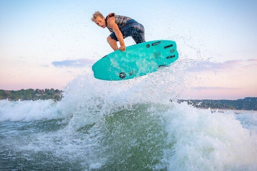 Private Guided Wakesurf Lessons on Table Rock Lake