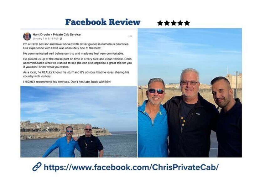 Customizable Private Full Day Tour in Malta or Gozo