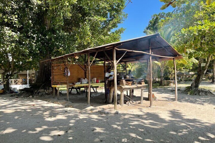 Private Beach In Negril with Lobster For Lunch