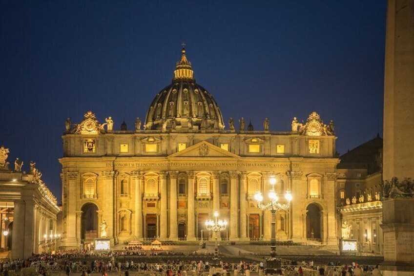 St Peter's Basilica & Grottoes Small Group Tour with Dome Climb 