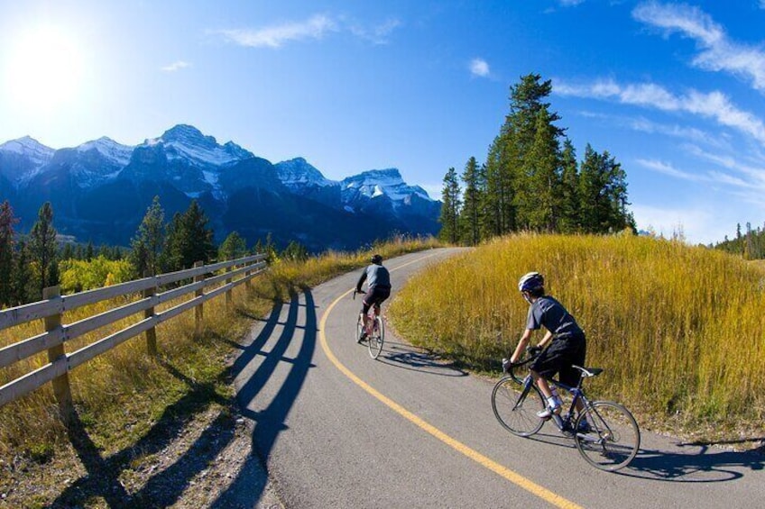 Private eCycling and Trek: Banff to Johnston Canyon