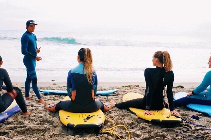 Group Surf Lesson in Laguna Beach