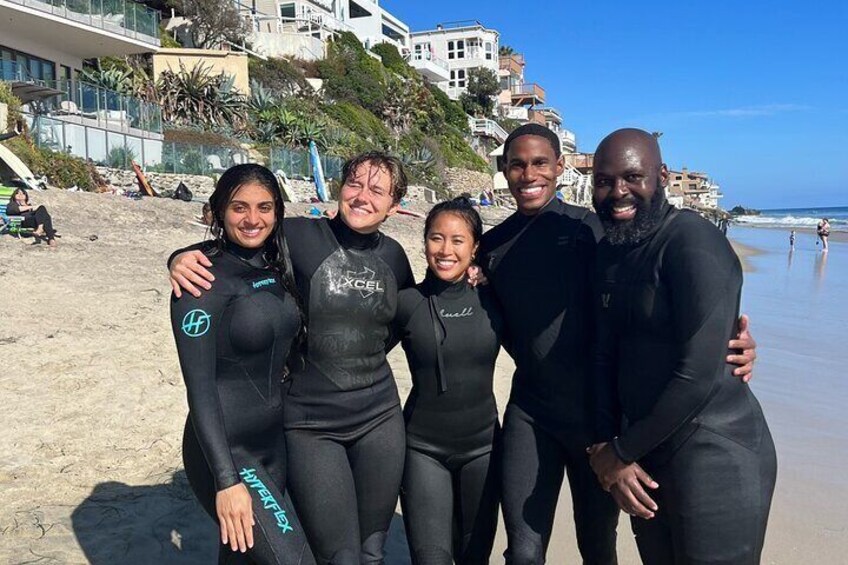 Group Surf Lesson in Laguna Beach