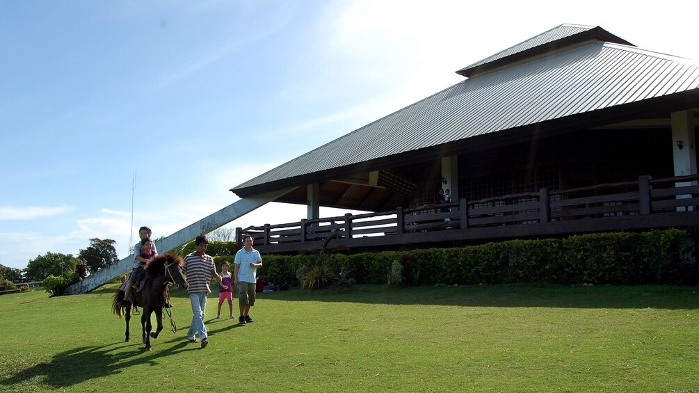 Horseback riding at Mitra's Ranch in Cebu