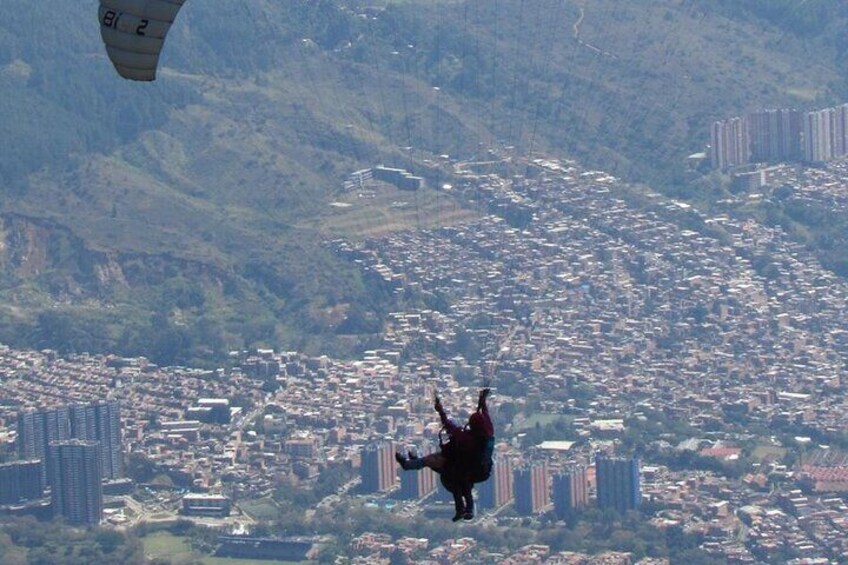 Paragliding Flight Experience in Medellín