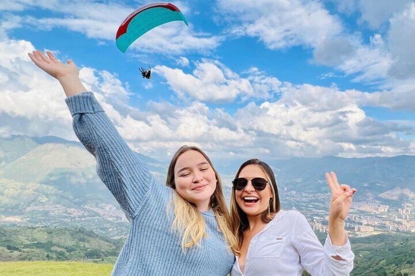 Paragliding Flight Experience in Medellín