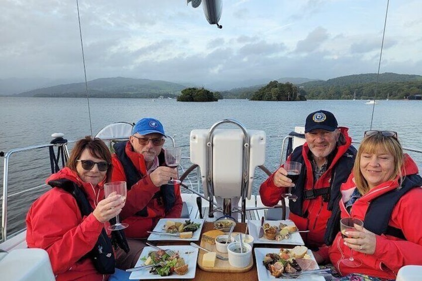 Private Sail and Dine Experience on Lake Windermere