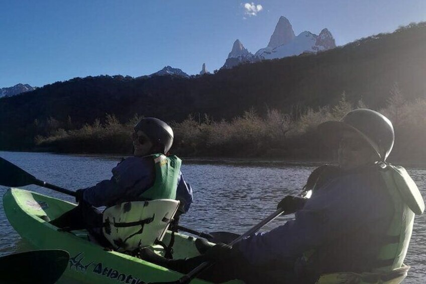 Chalten Kayak in the Rio de las Vueltas with lunch