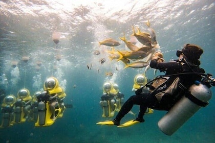 Guided Underwater Scooter and Snorkelling Activity in St. Thomas