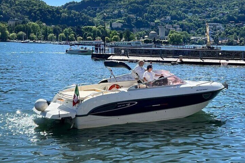 Lake Como: Private Boat Tour with Massimo and Emanuele