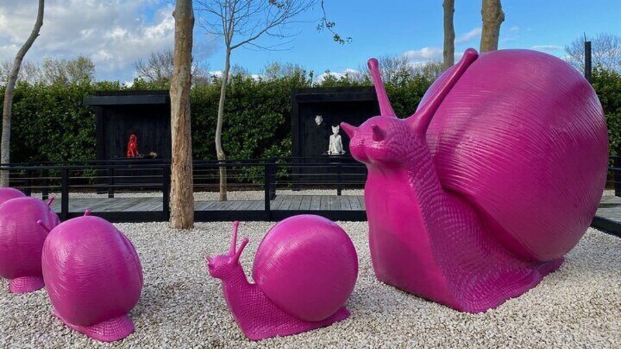 Pink Snails from the Kraken Art Group