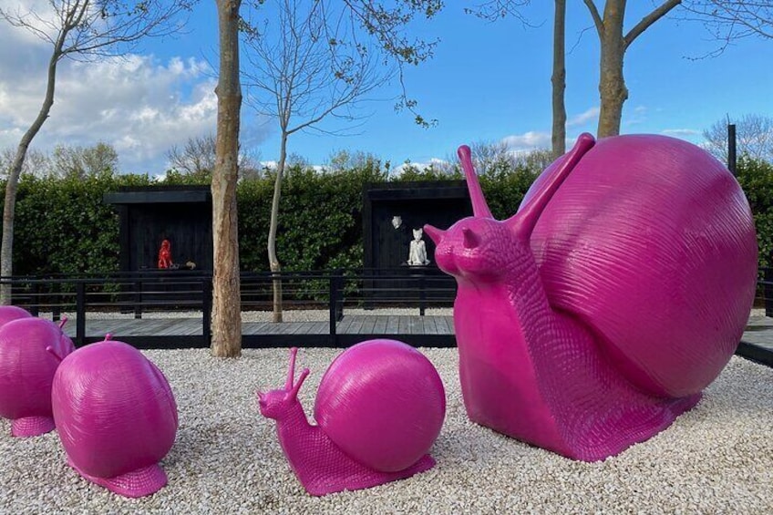 Pink Snails from the Kraken Art Group