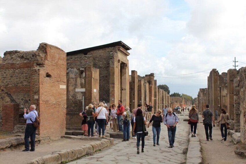 Pompeii: Tour with Priority Entrance and Guide from Naples