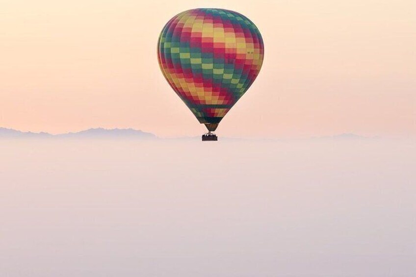 Enjoy Hot Air Balloon Ride with Buffet Breakfast and Camel Ride