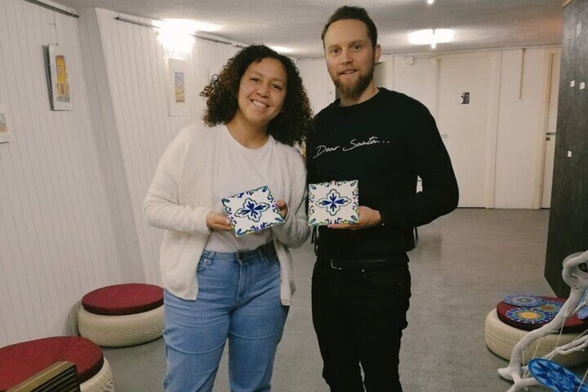 Tile Painting Workshop in downtown Porto at Domus Arte Concept Store, a trully Portuguese experience in the culture and tradition of the country