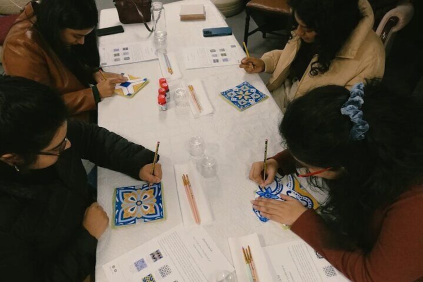 Tile Painting Workshop in downtown Porto at Domus Arte Concept Store, a trully Portuguese experience in the culture and tradition of the country