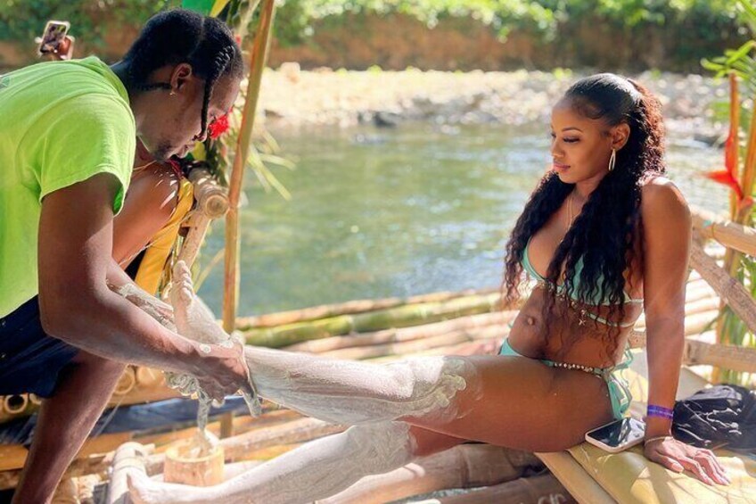Bamboo Rafting and Limestone Massage Private Tour In Montego Bay