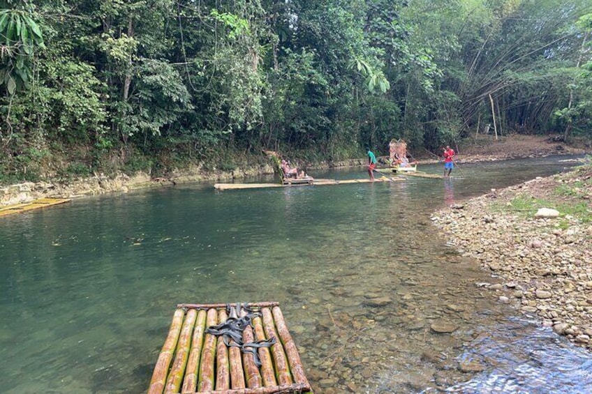 Bamboo Rafting and Limestone Massage Private Tour In Montego Bay