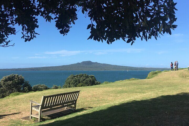 View of Rangitoto from North Head volcano