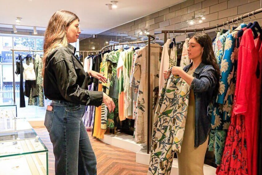 Shopping the Fashion District of Bogota with a Personal shopper