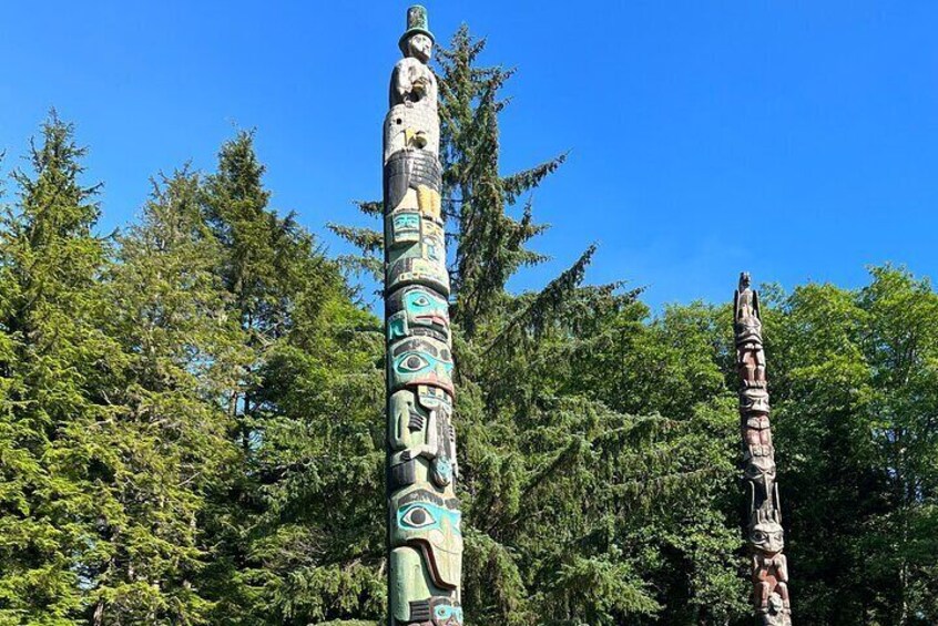 Ketchikan Remote Beach Hike with Totem Park Stop