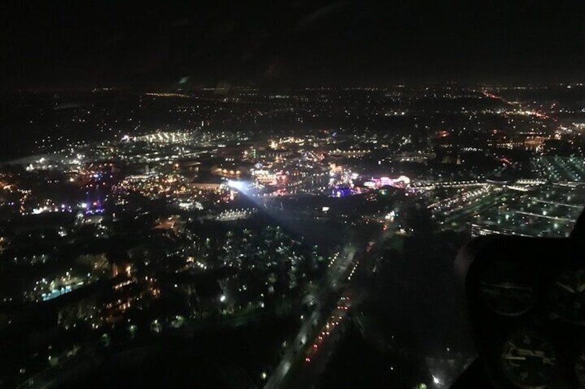 Private Helicopter Night Tour Over Orlando Theme Parks (23miles)