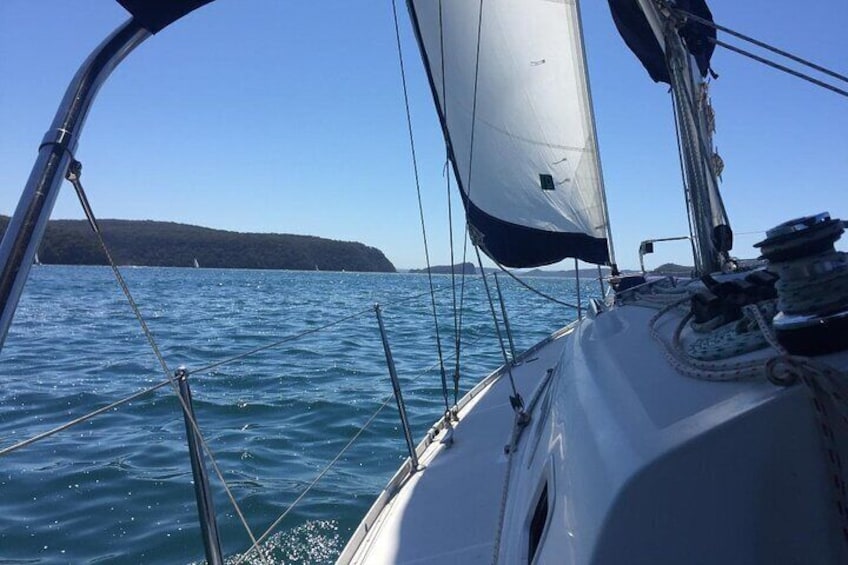 Sailing on Pittwater
