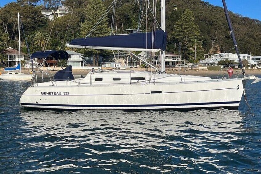 Yacht at mooring