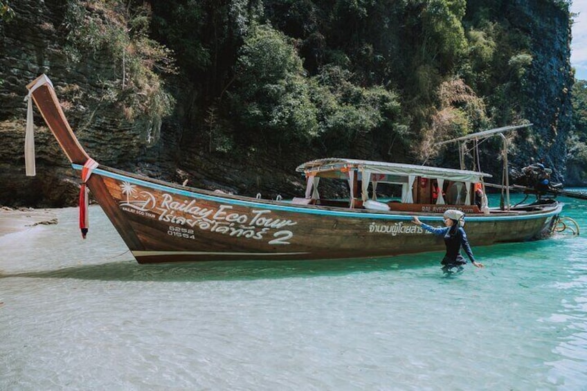 Luxury 4 Island Full day tour by Longtail Boat Private