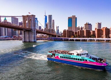 NYC : Statue de la Liberté et pont de Brooklyn croisière