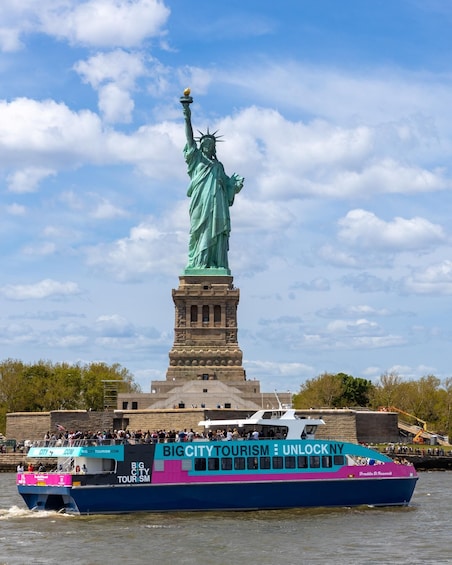 Picture 1 for Activity NYC: Freedom Liberty Guided Cruise with Shuttle Bus